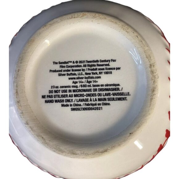 The Sandlot You're Killing Me Smalls 3D Baseball Shape Coffee Mug Cup - Picture 4 of 6